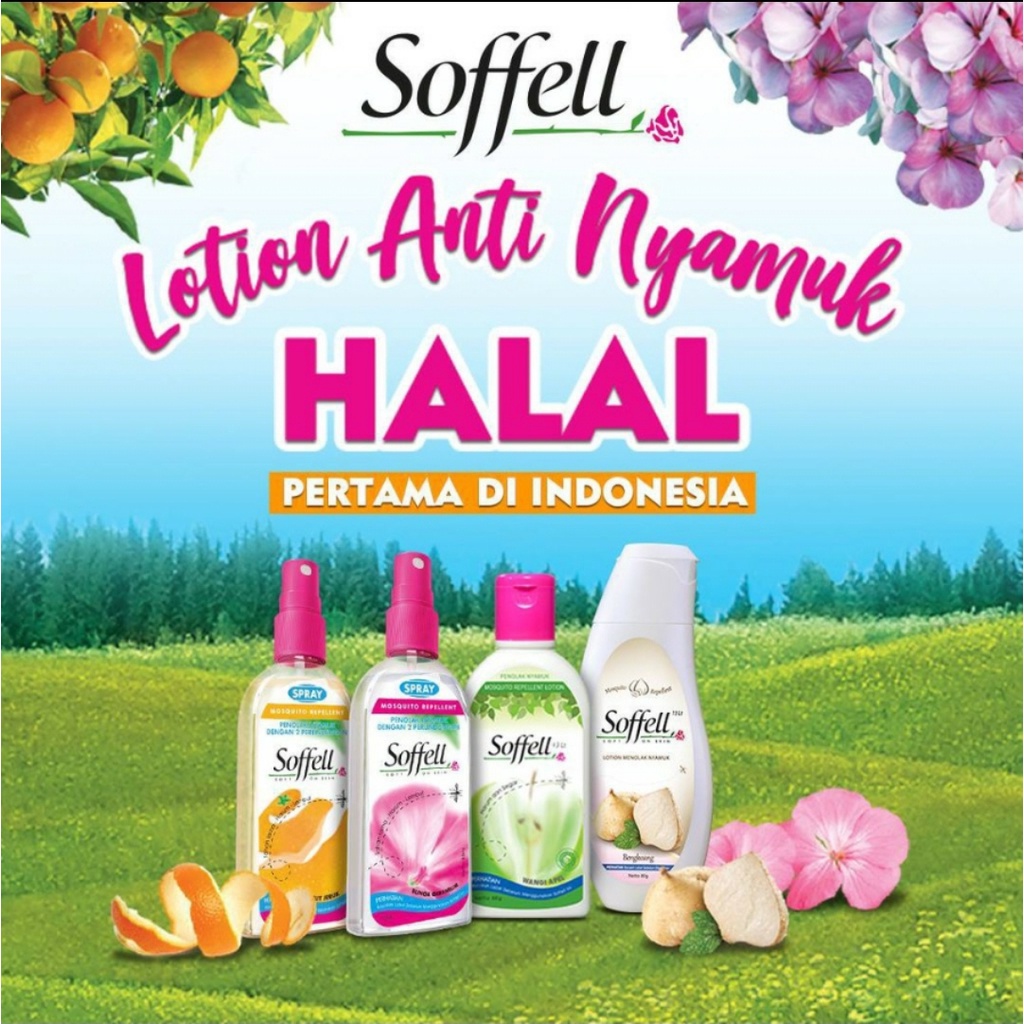 SOFFELL Botol Kulit Jeruk 80 gr dan AUTAN Tube Anti Nyamuk Lotion 50ml