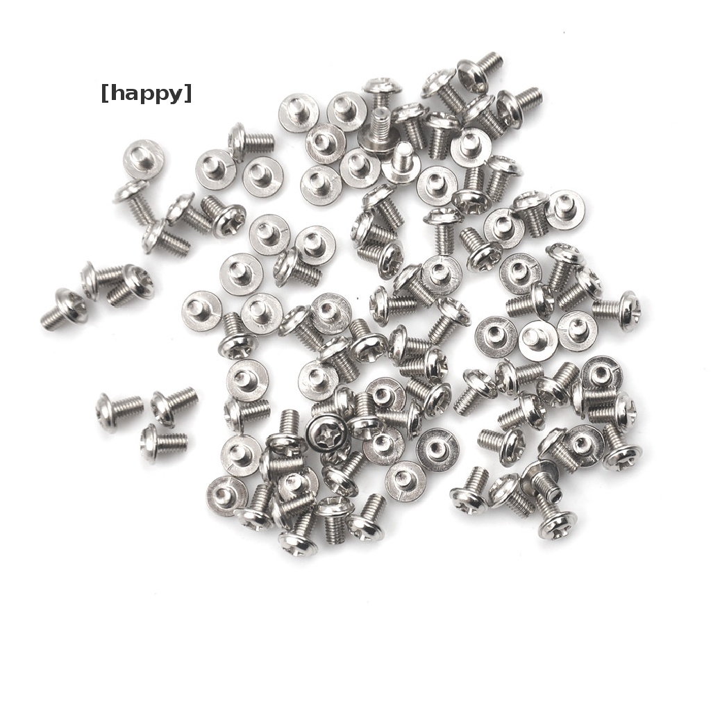 Ha 100pcs Sekrup Hex Presisi Psu 6 / 32 &quot;Untuk Case Komputer Pc