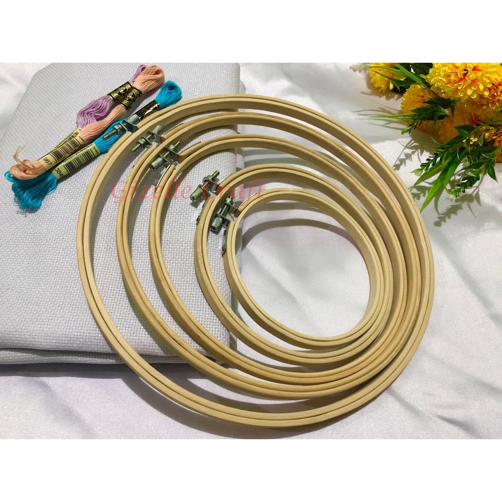 Hoop Pembidang Ram Pemindang Bambu Bamboo Import Sulam