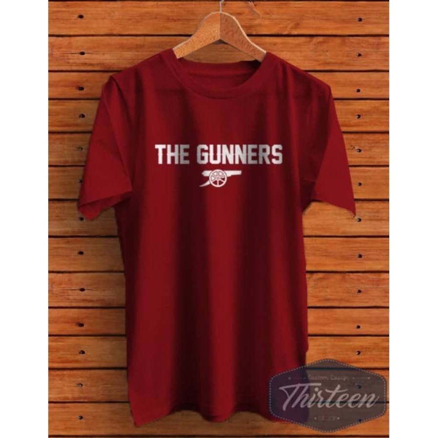 PROMO T Shirt The Gunners Kaos Arsenal Desain Terbaru Elangcloth