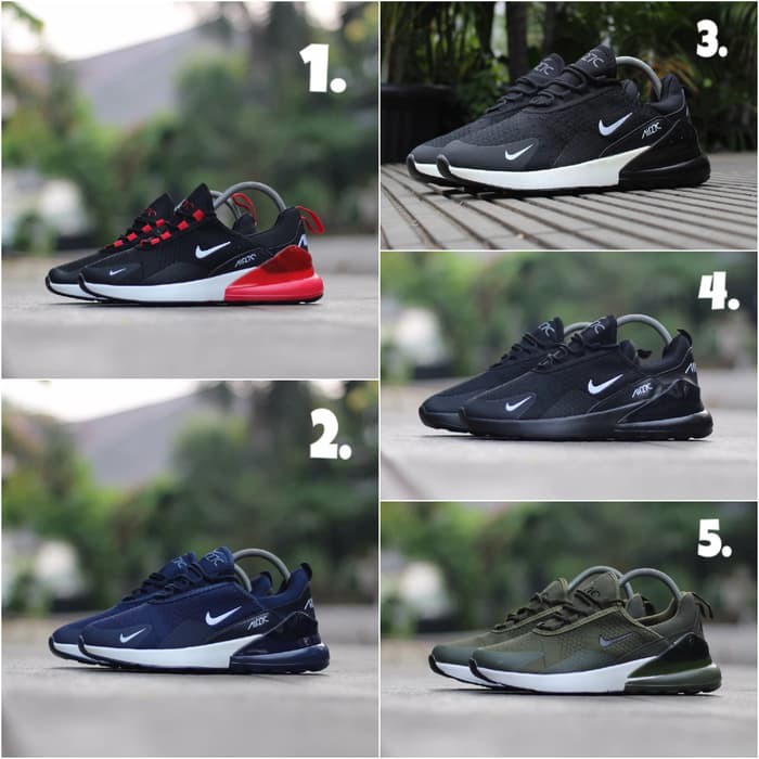 Unik sepatu nike air max 270 men import  nike air max 270  sepatu pria   Hijau Army  39 Limited