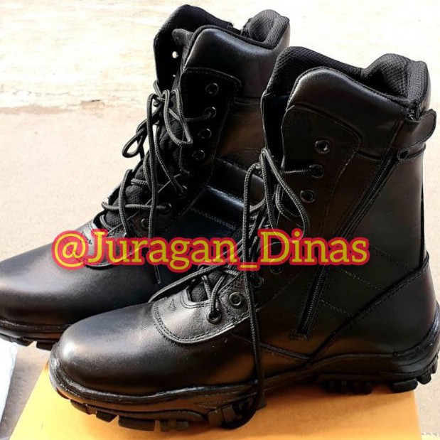 SEPATU PDL TNI AD DOBEL RESLETING KULIT