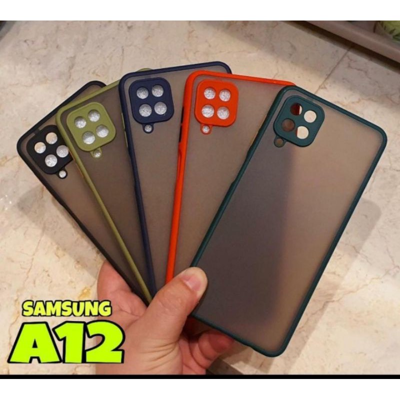 SoftCase / Case Samsung A12 2021 Dove Transparan Slim Fuze My Choice - Acc Plus