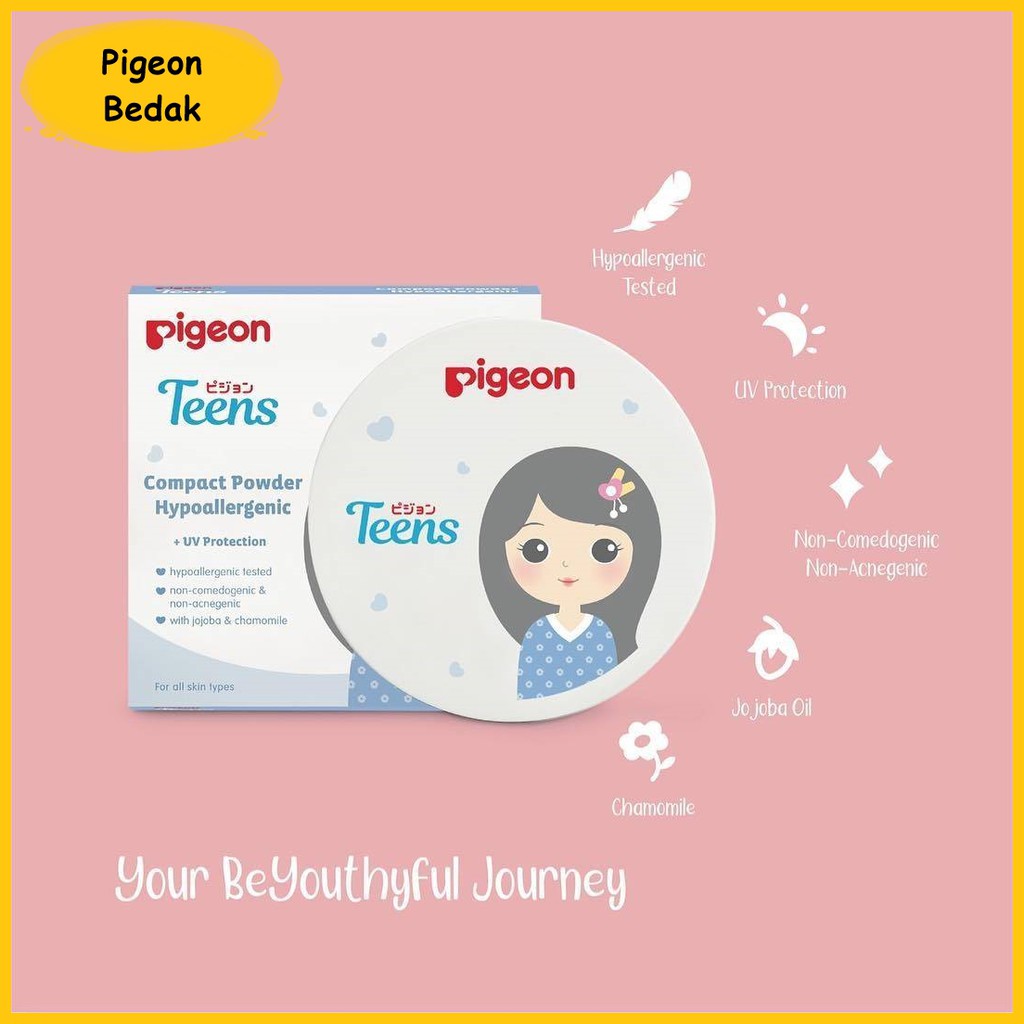 PIGEON TEENS COMPACT POWDER HYPOALLERGENIC