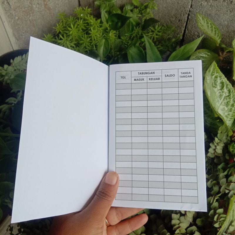 

BUKU TABUNGAN HARI RAYA/Buku tabungan lebaran,