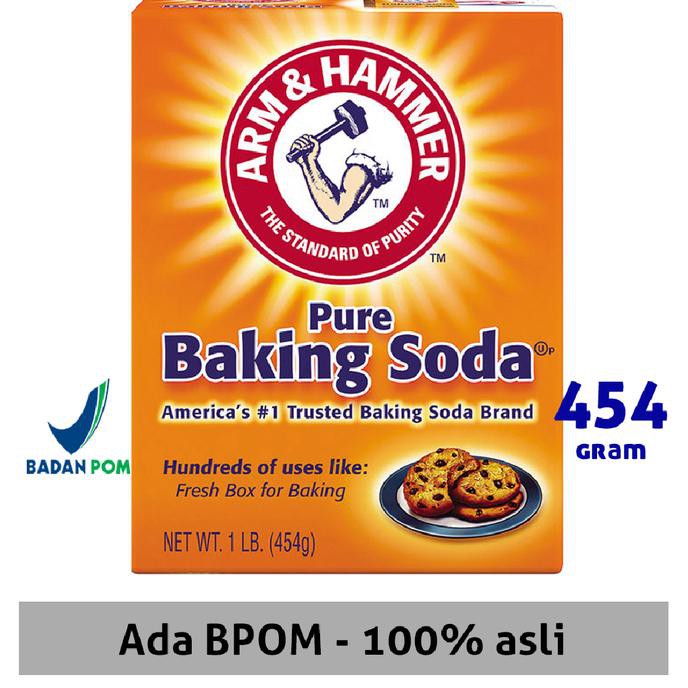 

TERPERCAYA BAKING SODA MERK ARM & HAMMER BAKING SODA 454GR TERLARIS