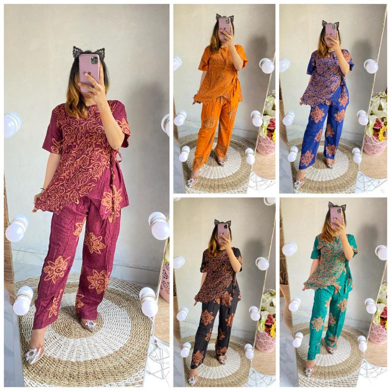 Setelan CP Lusi Batik Cap Pekalongan