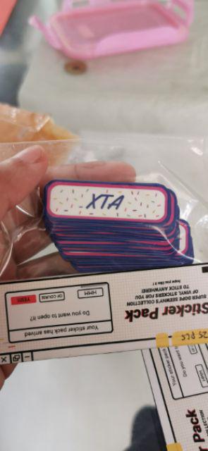 Fast Food Custom Sticker Name
