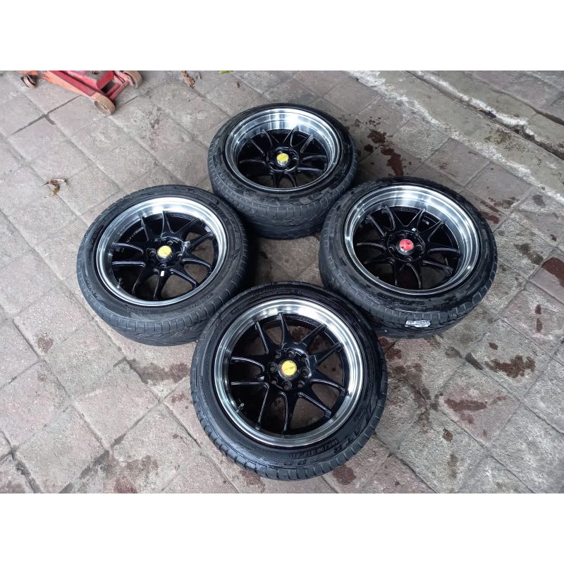 VELG SEKEN MOBIL PRO RACING RING 16 + BAN ACHILLES BISA BUAT AVANZA JAZZ RS XENIA BRIO AGYA CALYA BA