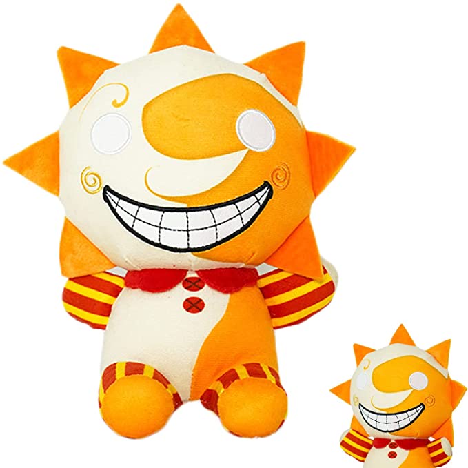 Mainan Boneka Bantal Stuffed Plush Sundrop FNAF Kartun Lucu 25cm Untuk Hadiah Ulang Tahun Anak