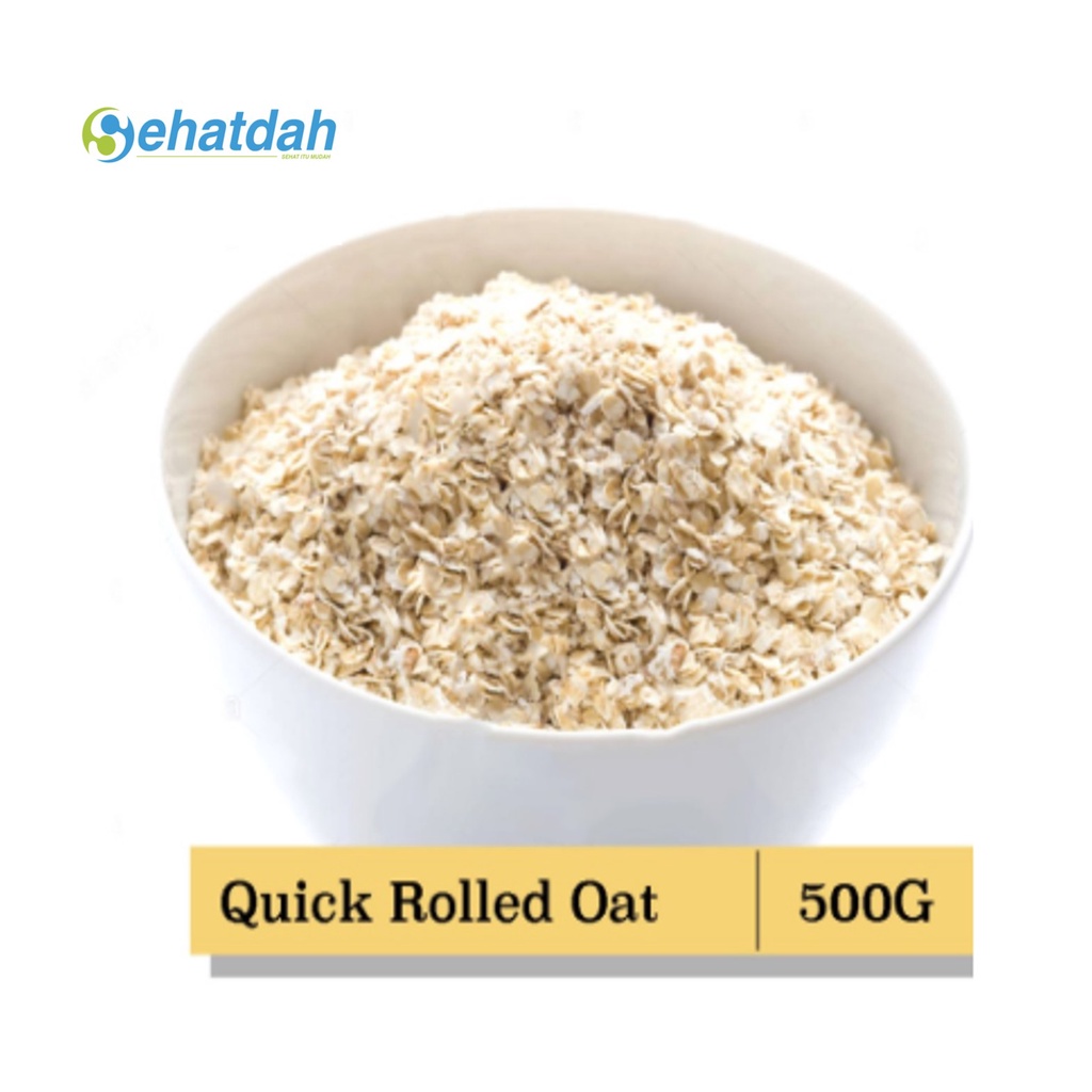 Quick Rolled Oat / Gandum Instant - 500 gr by Granola Addict