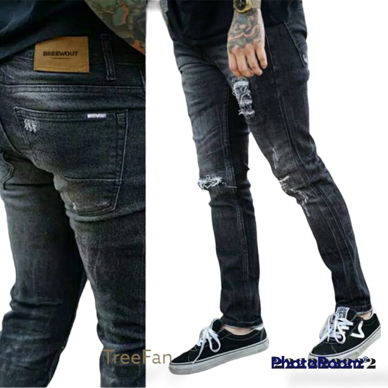 [ Bisa COD ] READY CELANA SOBEK COWOK BAHAN STREET/STRETCH 3 WARNA PILIHAN SIZE 28-34