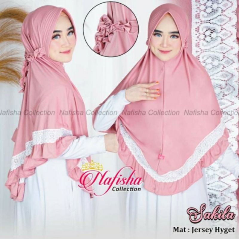 JILBAB INSTAN SAKILA ORIGINAL NAFISHA