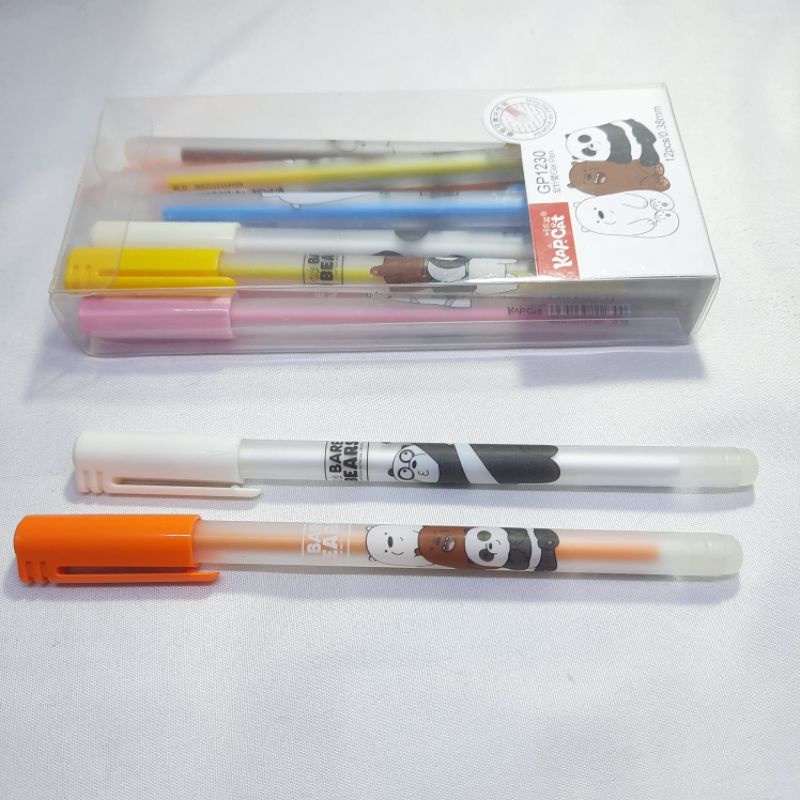 Pulpen Hapus Motif Lucu Pena Gel Eraser Pen Hapun