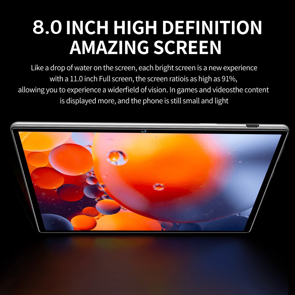 Baru Asli Tab S7 Tablet PC 6 GB + 128 GB Android 10.0 Tablet PC Dual SIM 4G Jaringan Bluetooth 10 Core HD Layar