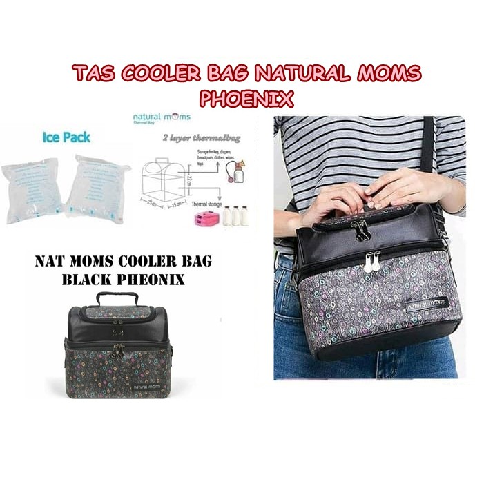 COOLER BAG NATURAL MOMS PHOENIX TAS ASI  COOLER BAG NATURAL MOMS