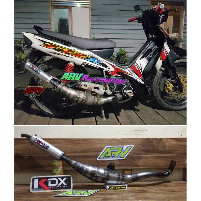 knalpot kdx fizr dot samping ori original jogja