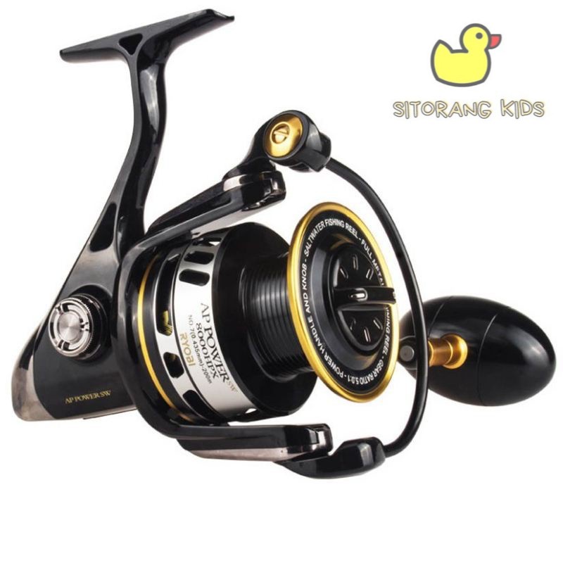 [Promo] Reel Laut Ryobi Ap Power SW 6000 8000 Salt Water Series Body Metal