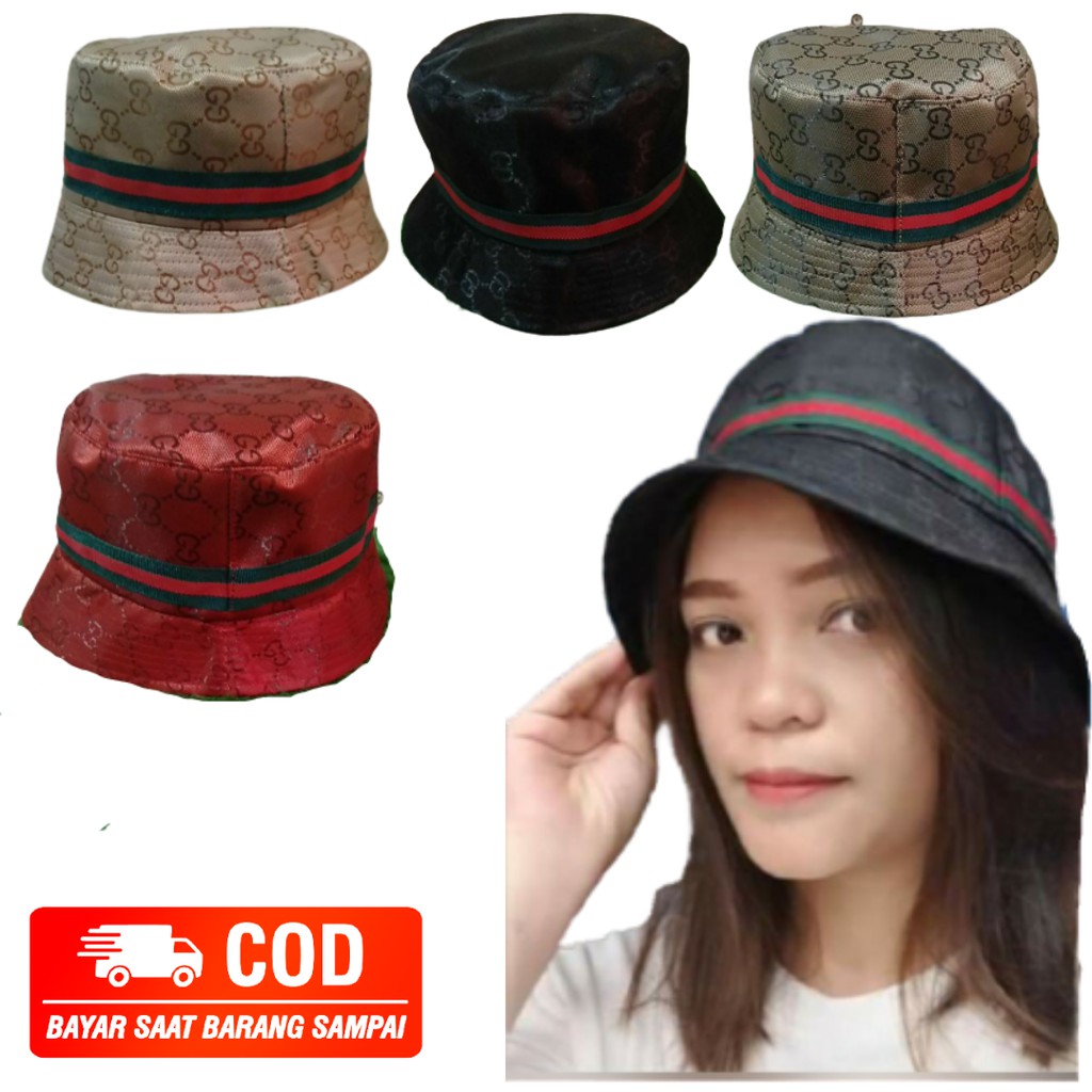 Topi Bucket Gucci / Bucket hat / topi bucket / topi keplek / topi gucci / topi