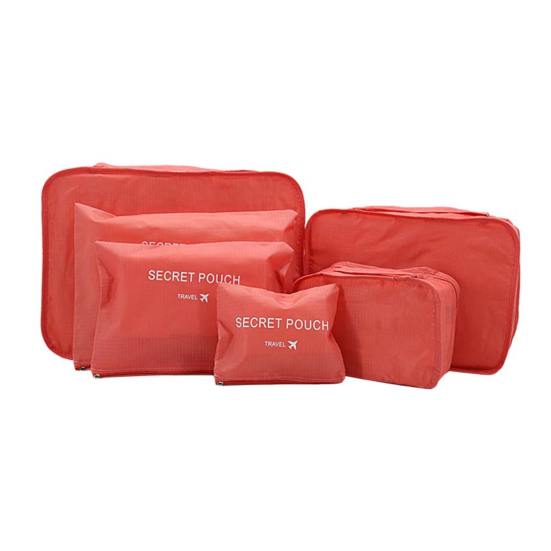 [IMPORT] Penyelenggara Pakaian Tas Baru 6 Buah Set Travel Organizer untuk Sepatu Pakaian