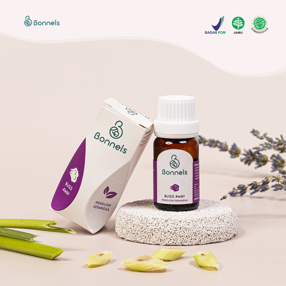 Bonnels Essential Oil Mosaway/Bugs Away 10ml Minyak Aroma Therapy Anti Nyamuk