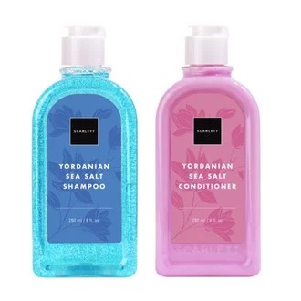 Scarlett Whitening Yordanian Sea Salt Shampoo /Fragrance Conditioner By Felicya Angelista