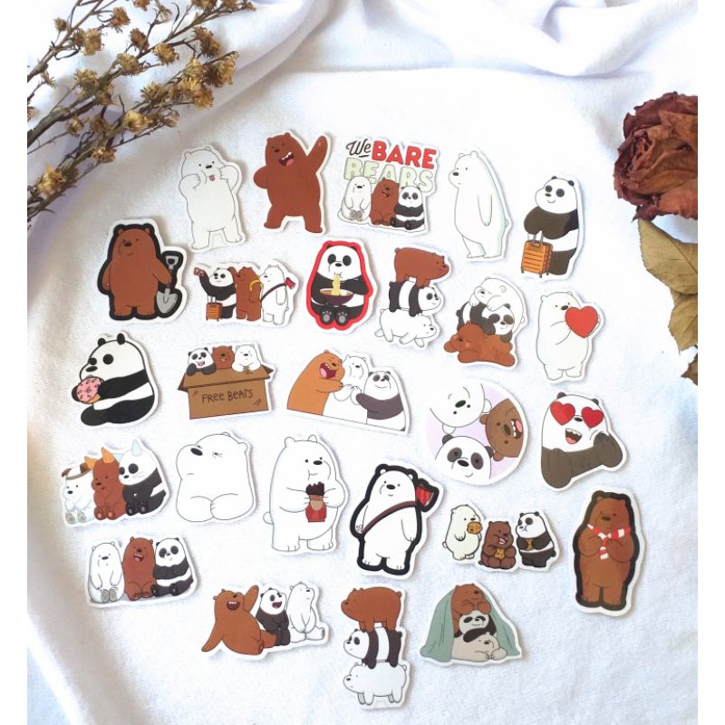  PROMO Stiker  Tumblr HP Aesthetic Stiker  we  bare  bears  