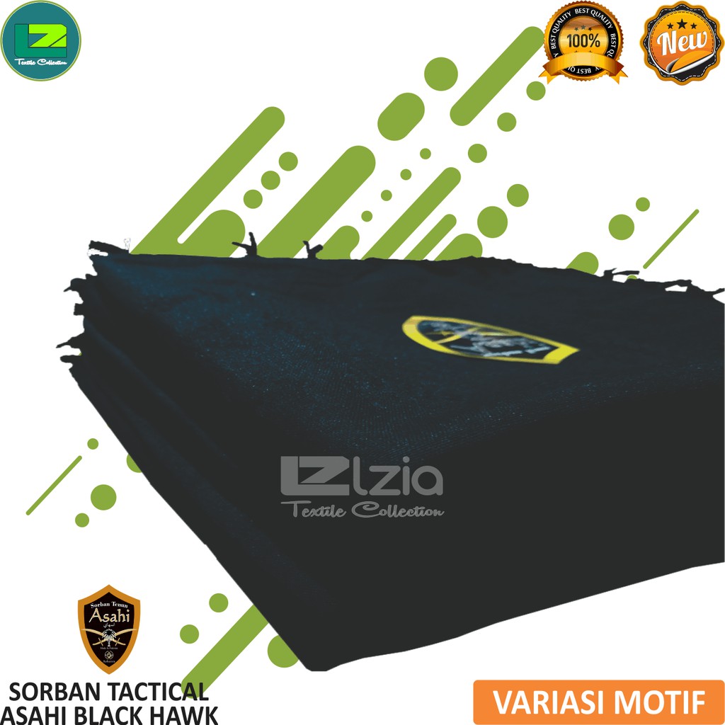 SORBAN HITAM SORBAN SEMAGH ASAHI BLACK HAWK BERKUALITAS