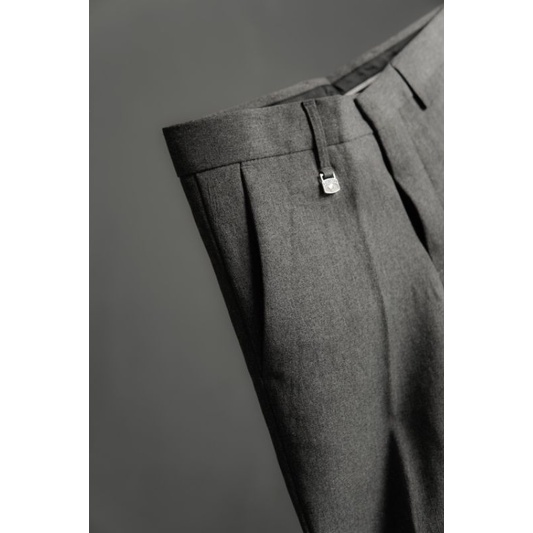 GOODETHICS - Dark Grey | Celana Bahan Formal Slimfit