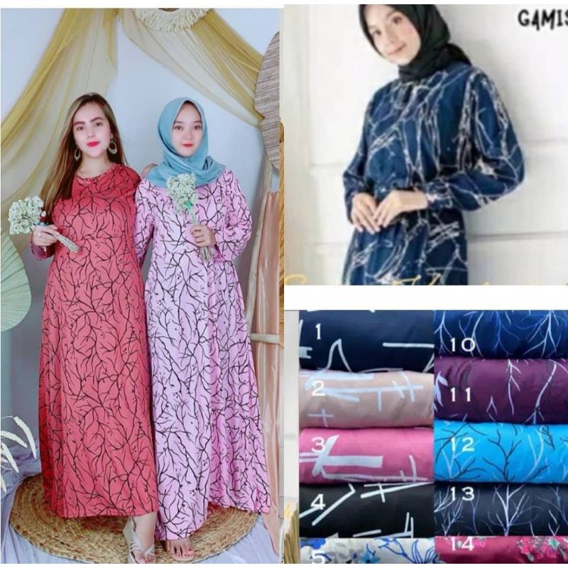 gamis busui sehari hari