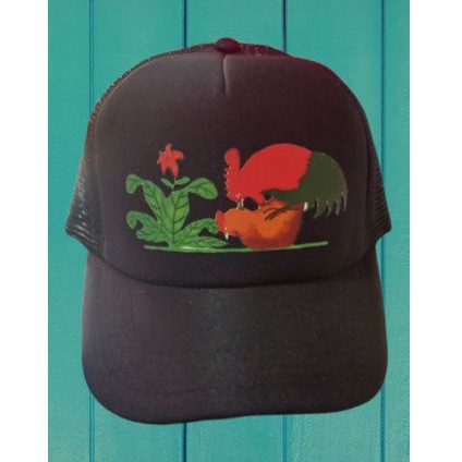 Topi Ayam Jago Kawin Hitam