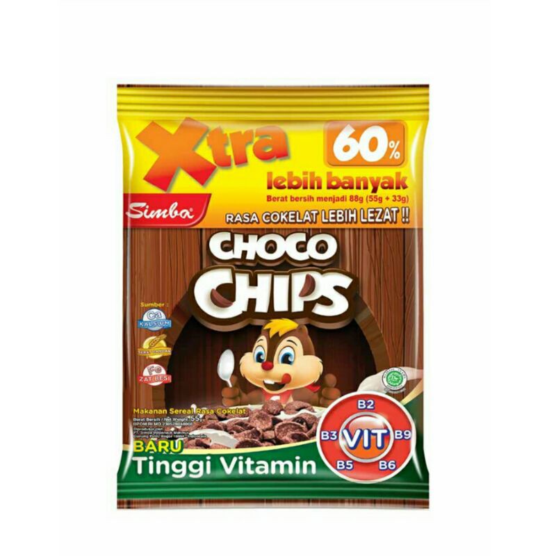 

Simba Cokelat 55G - Cereal Choco Chips