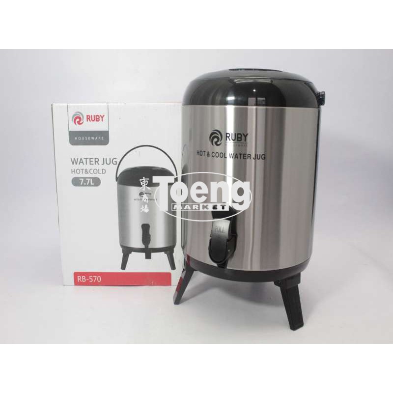 WATER JUG 7.7LT+KRAN RB-570 RUBY / TEMPAT AIR MINUM / DISPENSER AIR / THERMOS AIR RUBY