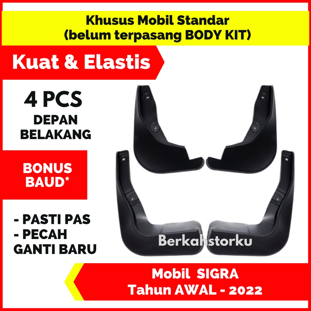 Mudguard Mobil Karpet Lumpur Calya Sigra Kualitas Premium Avanza Xenia Kijang Grand Max Agya Ayla