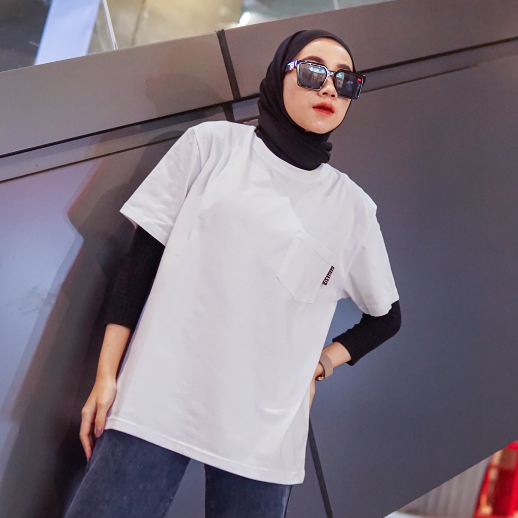 JINISO T-Shirt Pocket Everyday Kaos Basic-2