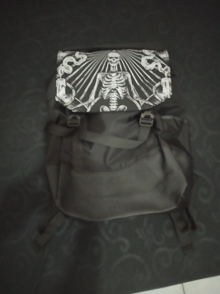 Backpack Blackandje - Skull Candle