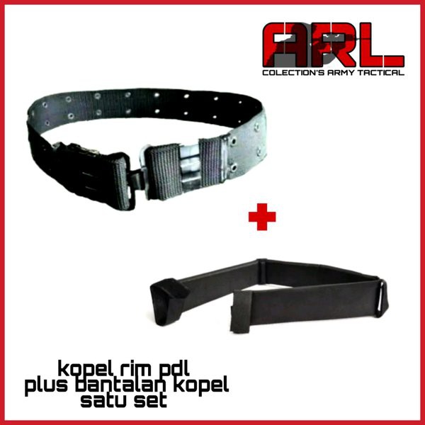 kopel rim PDL plus bantalan sabuk kopel TNI SATPAM SECURITY army lapangan tactical airsoft outdoor