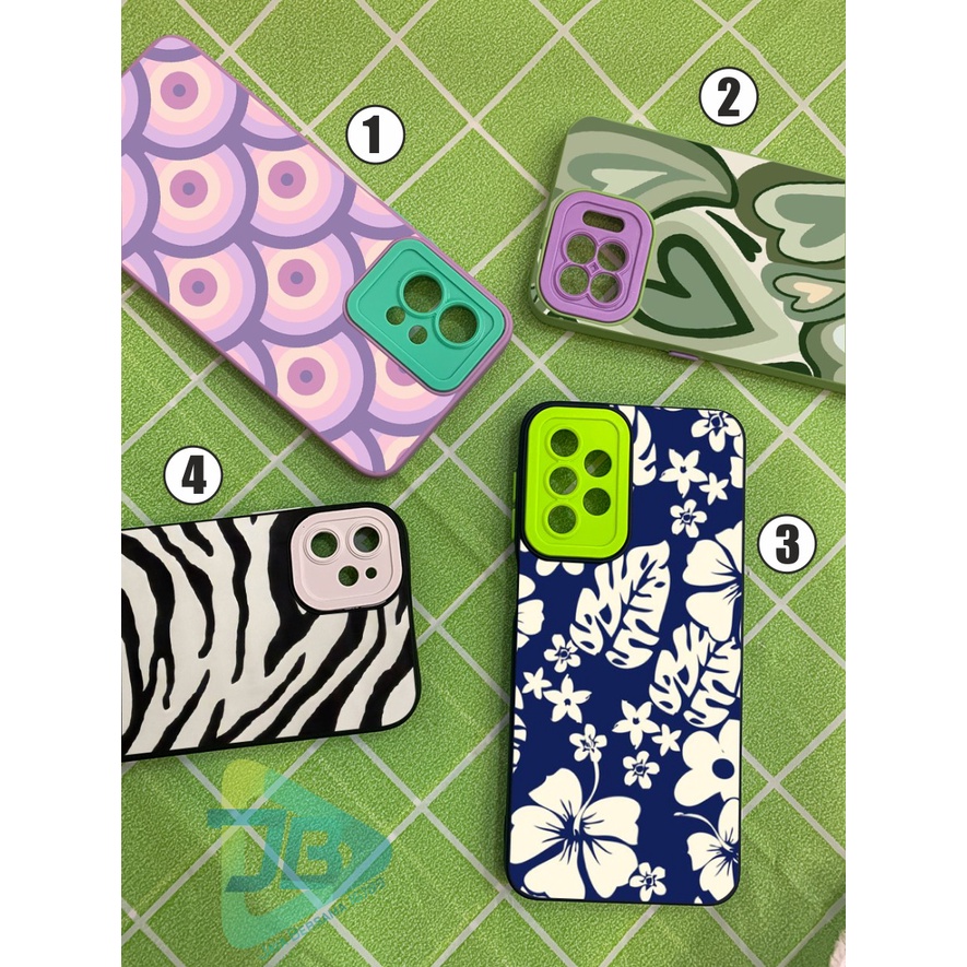 SOFTCASE NALLE SILIKON 2IN1 CAMERA PROTECTION PATTERN OPPO VIVO SAMSUNG REALME XIAOMI IPHONE FOR ALL TYPE JB5723