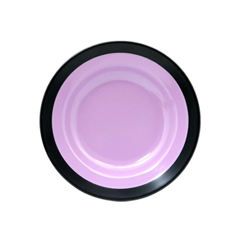 P09a5 Piring Makan 2 Warna Kuning Choco 9 Golden Dragon