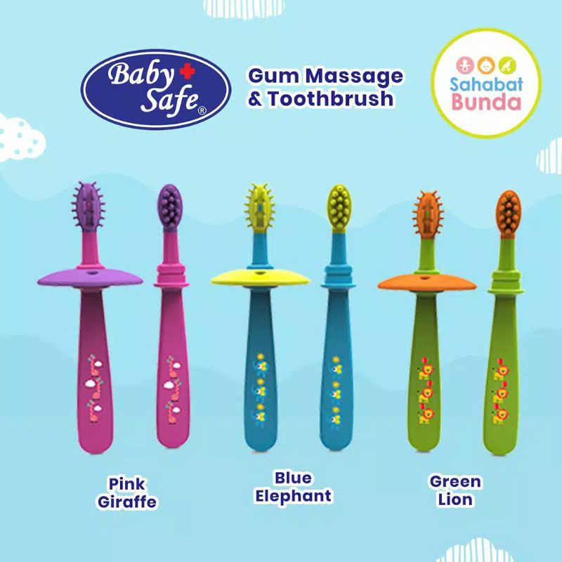 BABY SAFE GUM MASSAGE&amp;TOOTHBRS TB003