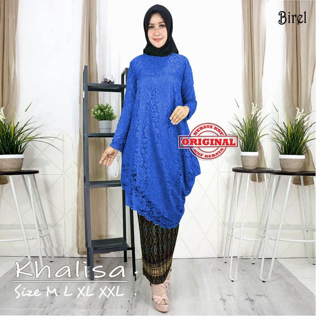 SAD&gt; set kebaya tunik mereng / kebaya modern / tunik brukat pesta model mereng - bahan brukat import