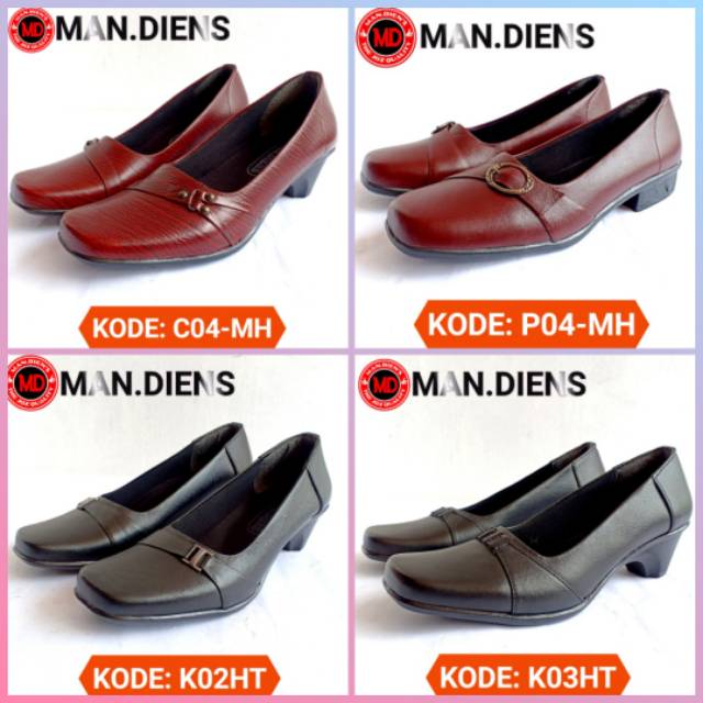 MANDIENS Sepatu Kulit Pantofel Wanita