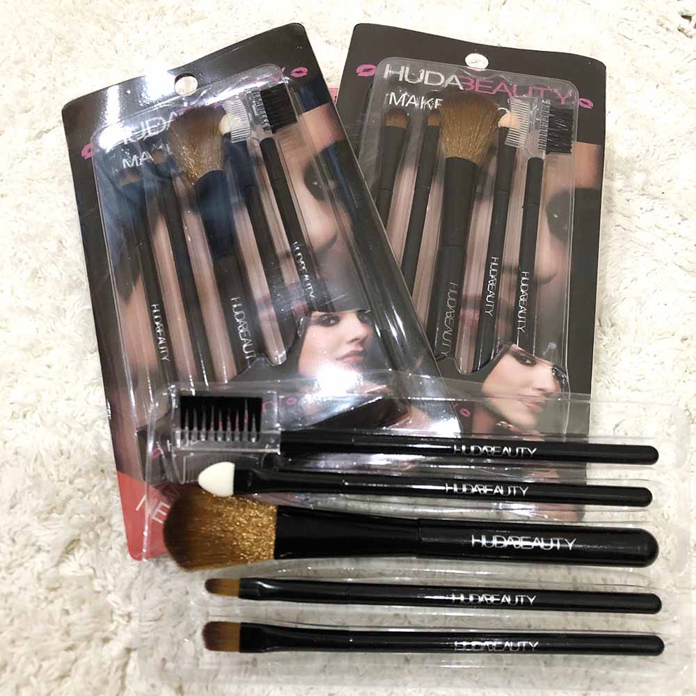 KUAS SET ISI 5 MURAH / BRUSH SET 5 PCS /MAKE UP SET