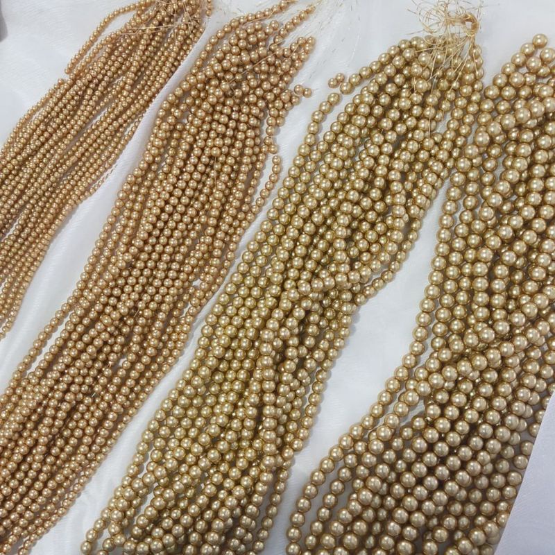 Mutiara sintetis Berat GOLD CHAMPAGNE