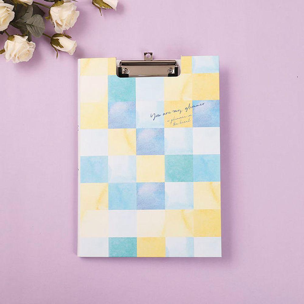 Agustina A4 Clipboard Organizer File Folder Perlengkapan Kantor Memo Klip Dengan Lubang Gantung Alas Tulisan A4 Paperboard Document Board Clip