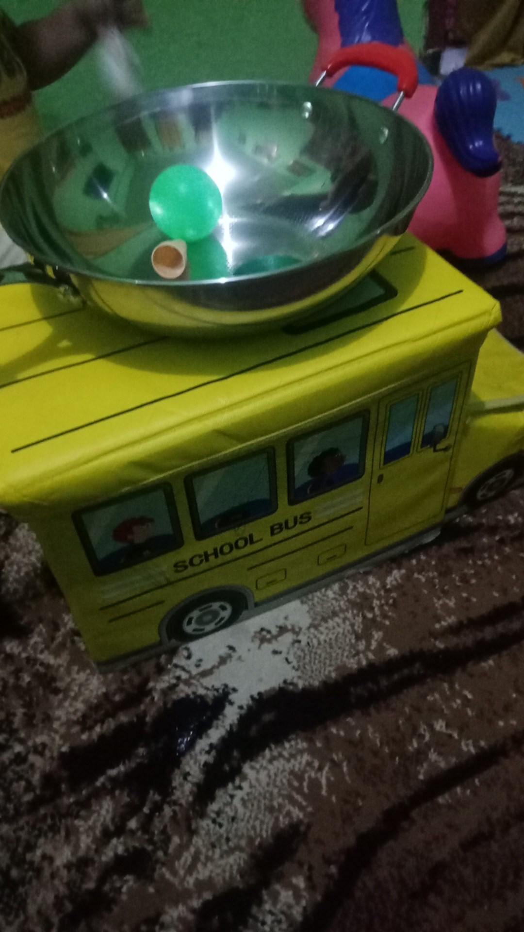 Gm Bear Wajan Wok Stainless Steel 32cm 1297 - Wajan Penggorengan Teflon Wok 32cm