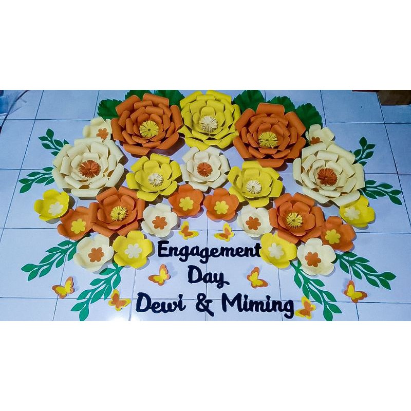 

PAKET 3 NON GLOSY PAPERFLOWER