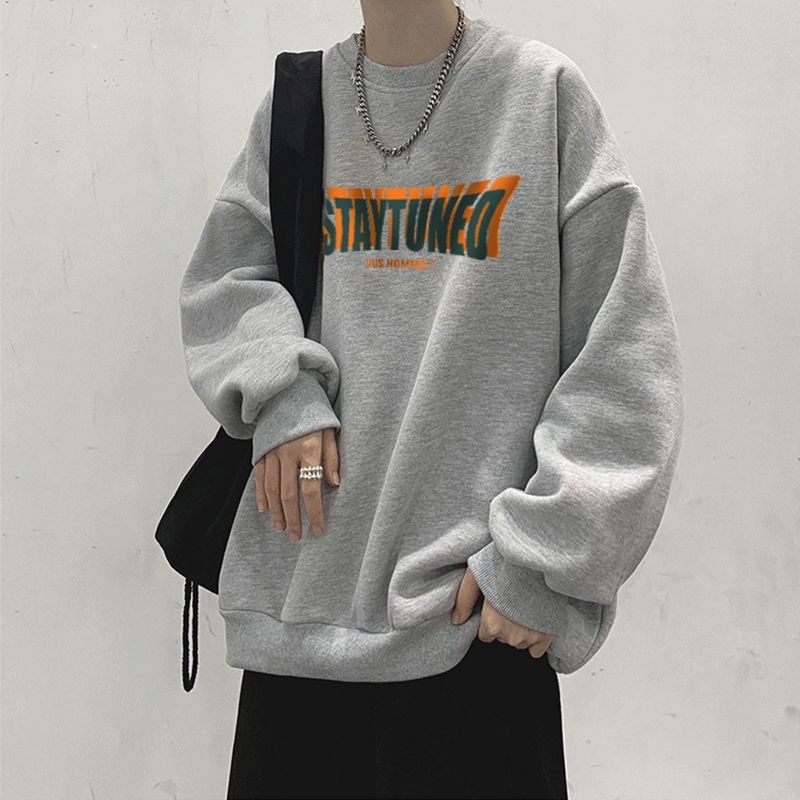 S - XXXXXL(6XL) Sweater STAYTUNED Bigsize Korean Style Jaket Sweatshirts Oversize Jumbo crewneck Fleece Harajuku Oblong Unisex Jaketin aja