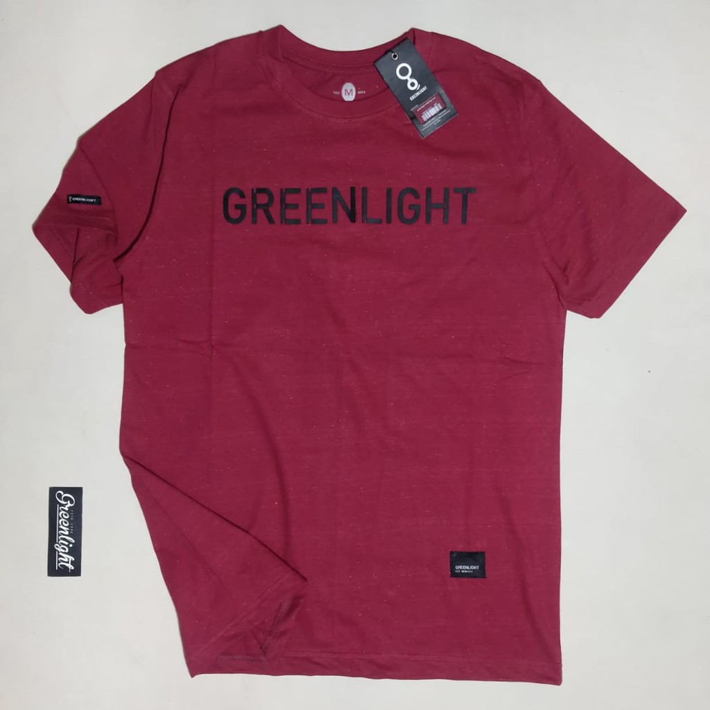 KAOS DISTRO GREENLIGHT BAJU T-SHIRT PRIA / KAOS BRANDED COWOK KEREN