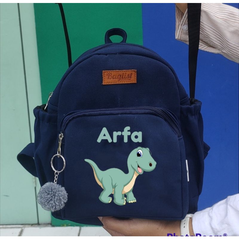 Backpack For Kids custom nama &amp; karakter | Tas anak perempuan laki-laki